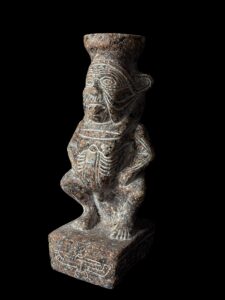 Hand-Carved God Bes Statue: Egyptian Art Home Decor - Image 7