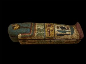 Hand Carved Wooden Ushabti - Vintage Egyptian Shabti Statue - Image 7