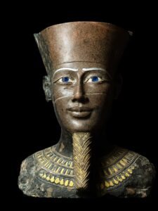 King Mentuhotep Head Statue: Egyptian Replica Artifact - Image 7
