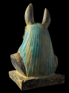 Egyptian God Anubis Bust: Altar Statue - Image 7