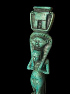 Handmade Goddess Hathor Statuette , Statue for the Egyptian Goddess Venus - Image 7