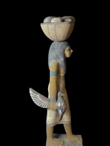 Egyptian Offering Bearer Statue Replica: Ancient Farm Life Art - Image 7