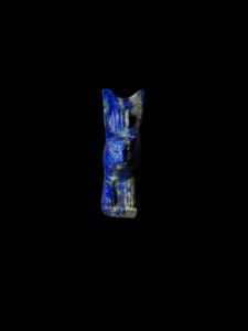 Lapis Lazuli Goddess Unut Amulet: Egyptian Rabbit Statue - Image 7