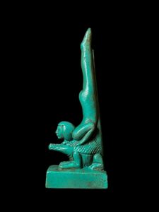 Porcelain Egyptian God Sobek Statue: Crocodile God of the Nile - Image 7