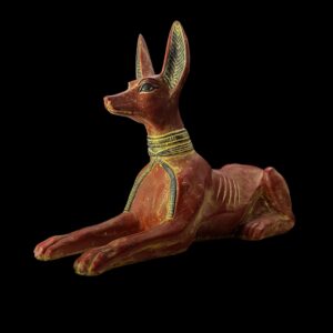 Basalt Stone Anubis Statue: Egyptian God of Afterlife - Image 7