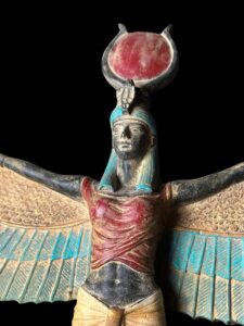colorful Goddess Isis statue, unique Isis goddess Statue. - Image 7