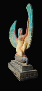 Vintage Goddess Isis statue, unique Isis goddess Statue. - Image 7