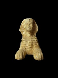 Egyptian Sphinx replica statue made of Stone, Sphinx statuette. - Image 7