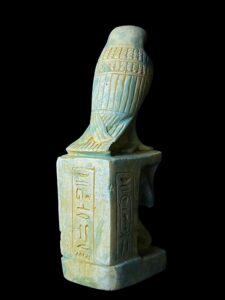 Flamestone Egyptian God Horus Falcon Statue - Image 7
