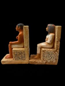 Rahotep and Nofret Statue: Ancient Egyptian Sculpture - Image 7