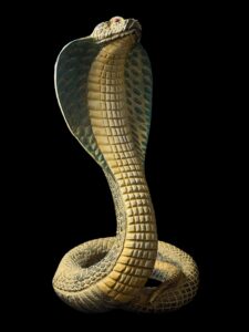 Ancient Egyptian Uraeus cobra statue, snake gifts for Snakes lovers - Image 7
