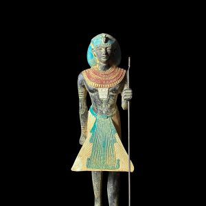 King Tutankhamun Ka Statue: Egyptian Guardian Stone Sculpture - Image 7