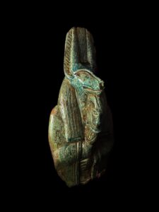 Flame Stone Anubis Statue: Egyptian God of Afterlife - Image 7