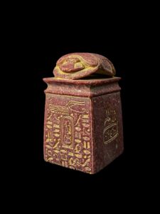 Egyptian Scarab Replica: Hieroglyphic Decor for Archeology Enthusiasts - Image 7