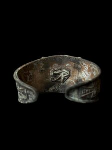 Vintage Bronze Goddess Sekhmet Bracelet - Image 7