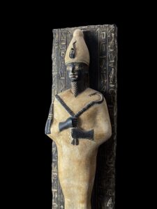 Basalt Egyptian God Osiris Statue: Unique Statuette - Image 7