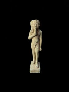 Harpokrates Statue: Horus the Child, Egyptian God Replica - Image 7