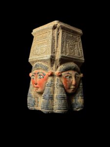 Goddess Hathor Candle Holder, Handcrafted in Egypt, Unique Egyptian Candle Decor - Image 7