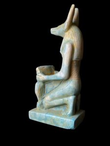 Egyptian God Anubis protecting Goddess Hathor in Egyptian mythology - Image 7