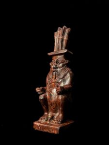 Hand Carved God Bes Statue: Egyptian Art Home Decor - Image 7