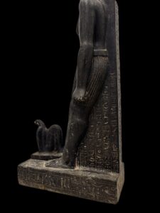 Egyptian Prince Horemakhet Statue with Cobra Goddess Replica - Image 7