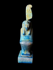 Ma'at Stone Statue: Egyptian Goddess of Justice - Image 7