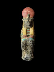 Egyptian Goddess Sekhmet Statue: Colorful Statuette - Image 7