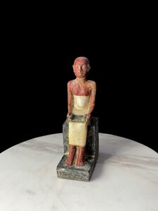 Museum Imhotep Statue - Ancient Egyptian Engineer Imhotep - the builder of Djoser's unprecedented step pyramid complex - Image 7