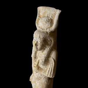 Goddess Hathor statue with flails. - Image 7