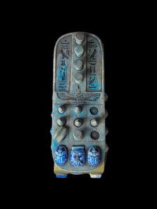Egyptian Board Game Senet made in Egypt with God Bes and winged Isis and Scarab beetle - Image 7