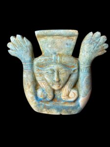 Manifest Handmade Goddess Hathor Statuette , Statue for the Egyptian Goddess Venus - Image 7