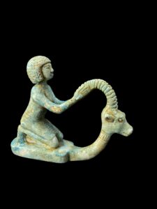 Hand Carved Egyptian Museum Replica Statue - Image 7