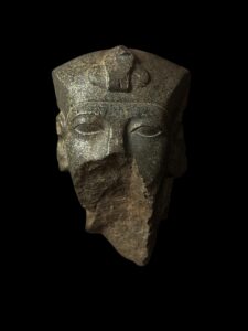 head of King Senusret III made of Rare stone - Image 7