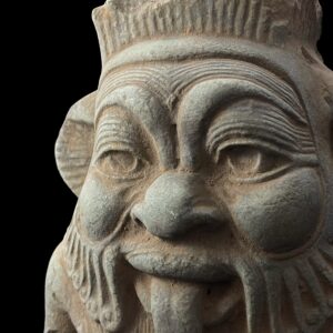 Hand-Carved God Bes Statue: Egyptian Art Home Decor - Image 7