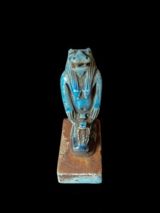 Handmade Egyptian Goddess Taweret Statue with Cobra - Image 7