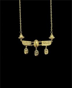 Egyptian Scarab Pendant Necklace: Ancient Style Pectoral - Image 7