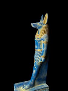 Jackal God Anubis statue made in Egypt, Egyptian Anubis sculpture. - Image 7