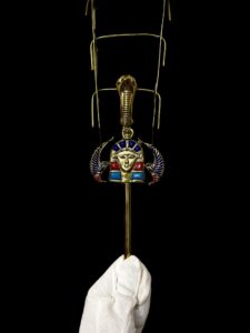 Golden Hathor Sistrum: Ancient Egyptian Musical Instrument - Image 7