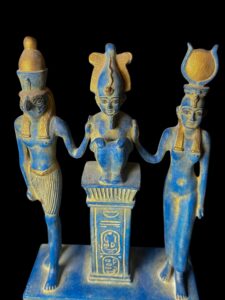 Osorkon Triad Statue: Osiris, Isis, & Horus - Image 7