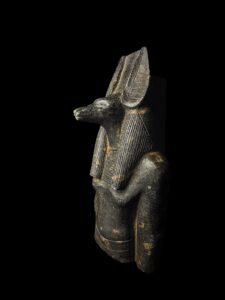 Hand Carved Granite Anubis Statue: Egyptian Home Decor - Image 7