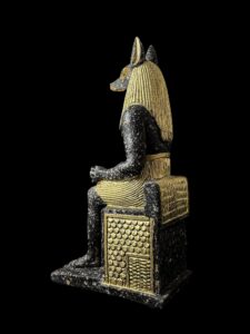 Handcrafted Egyptian God Anubis Statue: Afterlife Decor - Image 7