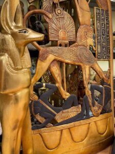 King Tutankhamun Ceremonial Shield Replica: Rare Egyptian Collection - Image 7