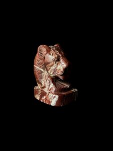 Hand-Carved Jasper Sekhmet Pectoral - Egyptian Goddess Pendant - Image 7