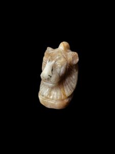 Hand-Carved Agate Sekhmet Pectoral - Egyptian Goddess Pendant - Image 7