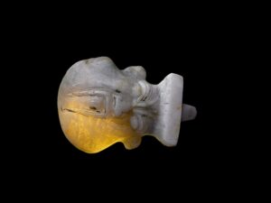 Hand-Carved God Bes Amulet Pendant: Egyptian Decor - Image 7