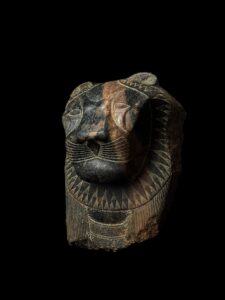 Hand Carved Granite Egyptian Goddess Sekhmet Statue - Image 7