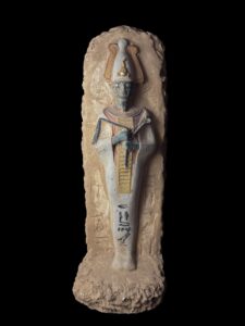 Basalt Egyptian God Osiris Statue: Unique Statuette - Image 7