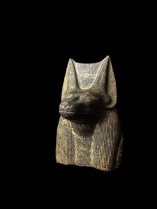 Hand Carved Granite Anubis Statue: Authentic Egyptian Decor - Image 7