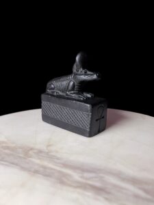 Sobek Amulet: Egyptian Crocodile God Pendant, Natural Stone - Image 7