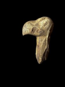 vulture Nekhbet Head made of stone. Hand carving. - Image 7